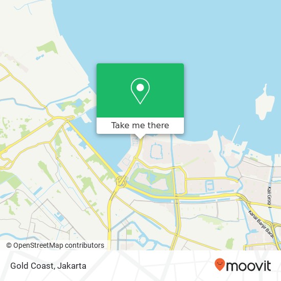 Gold Coast, Jalan Pantai Indah Kapuk Boulevard Penjaringan Jakarta 14470 map