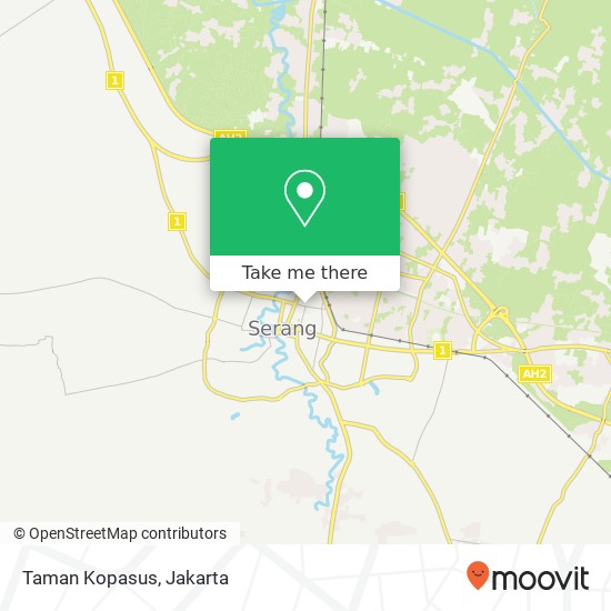 Taman Kopasus map