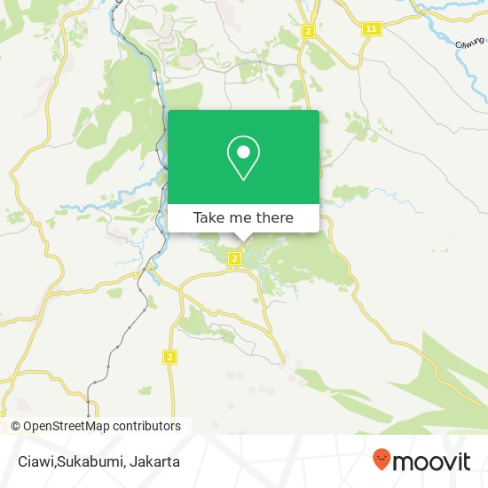 Ciawi,Sukabumi map