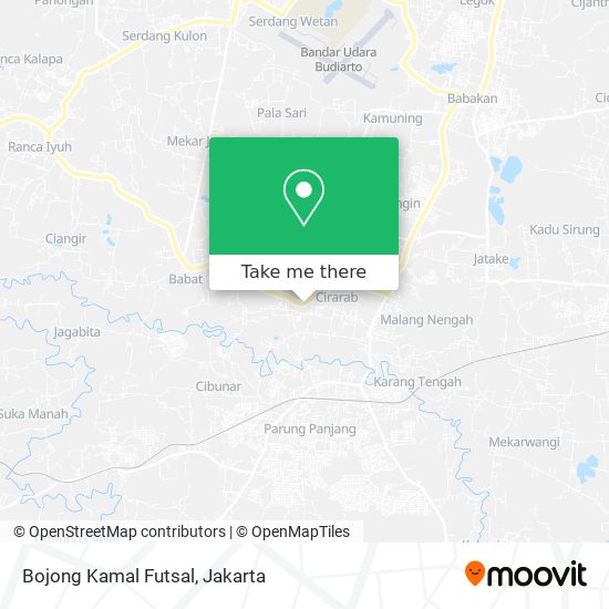 Bojong Kamal Futsal map