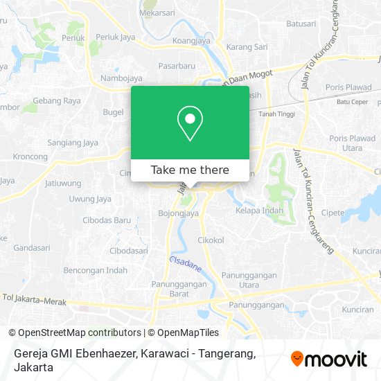 Gereja GMI Ebenhaezer, Karawaci - Tangerang map