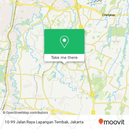 10-99 Jalan Raya Lapangan Tembak map