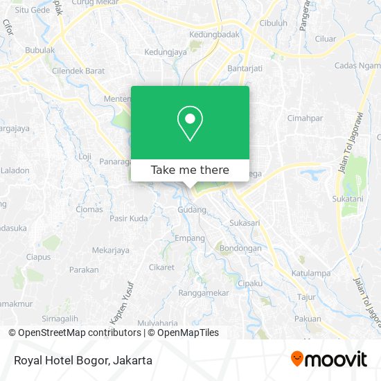 Royal Hotel Bogor map