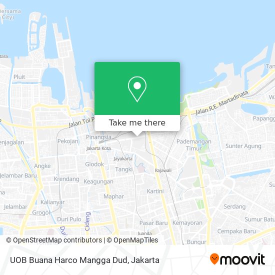 UOB Buana Harco Mangga Dud map