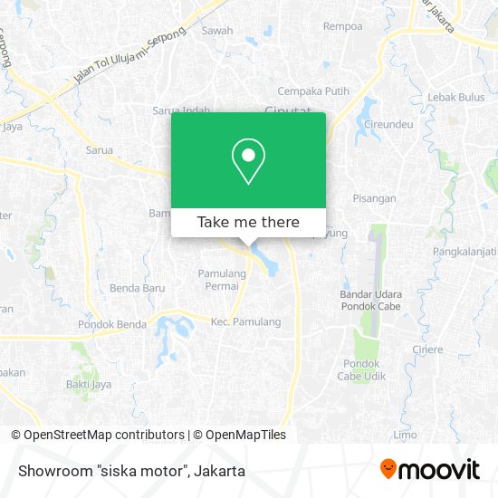 Showroom "siska motor" map