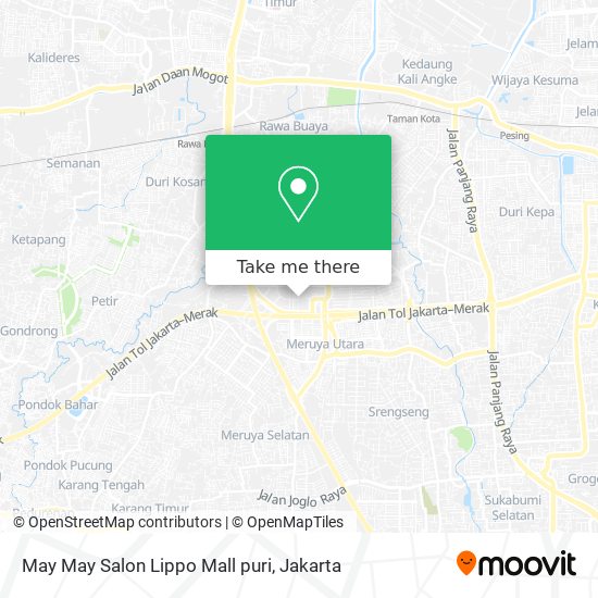 May May Salon Lippo Mall puri map