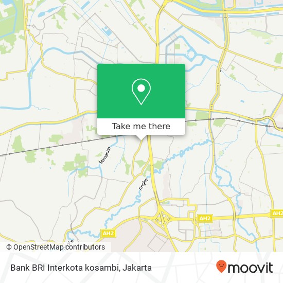 Bank BRI Interkota kosambi map