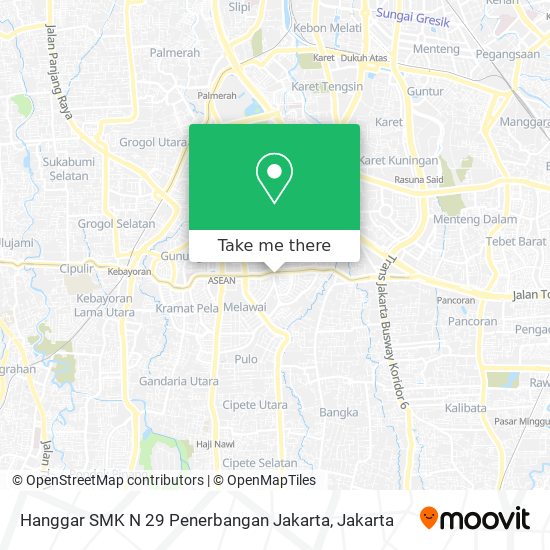 Hanggar SMK N 29 Penerbangan Jakarta map