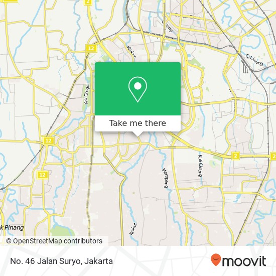 No. 46 Jalan Suryo map