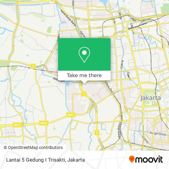 Lantai 5 Gedung I Trisakti map