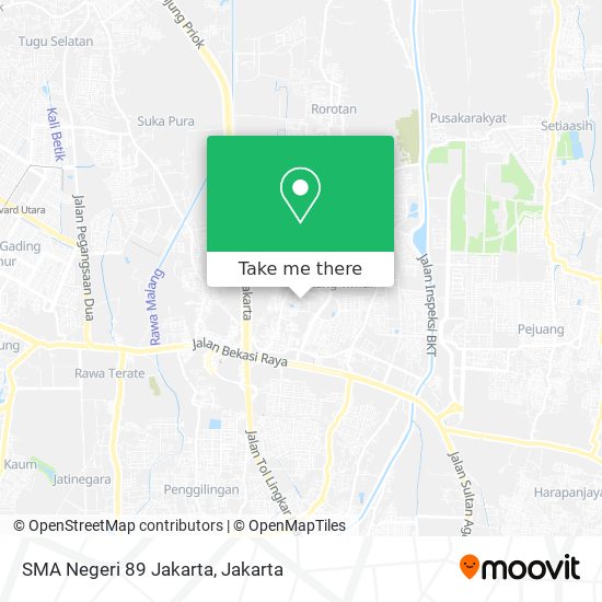 SMA Negeri 89 Jakarta map