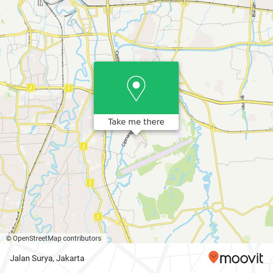 Jalan Surya map