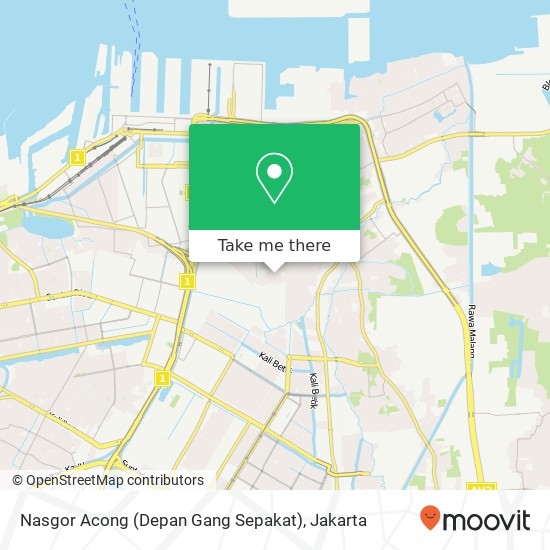 Nasgor Acong (Depan Gang Sepakat) map