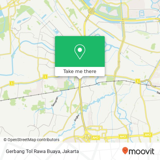 Gerbang Tol Rawa Buaya map