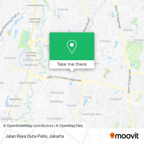 Jalan Raya Duta Pelni map