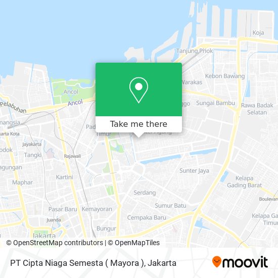 PT Cipta Niaga Semesta ( Mayora ) map