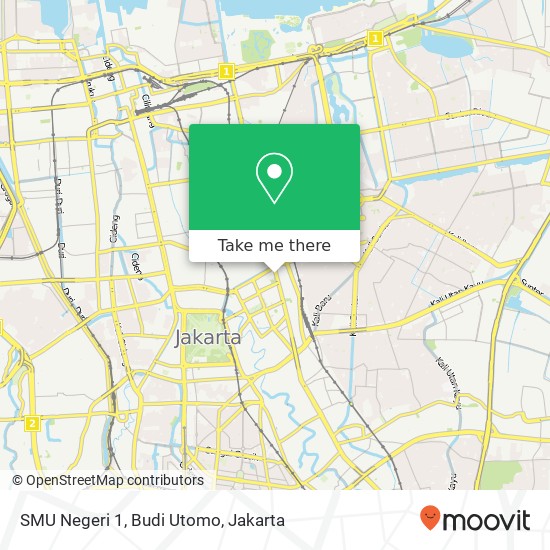 SMU Negeri 1, Budi Utomo map