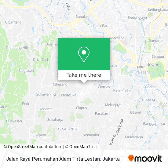 Jalan Raya Perumahan Alam Tirta Lestari map