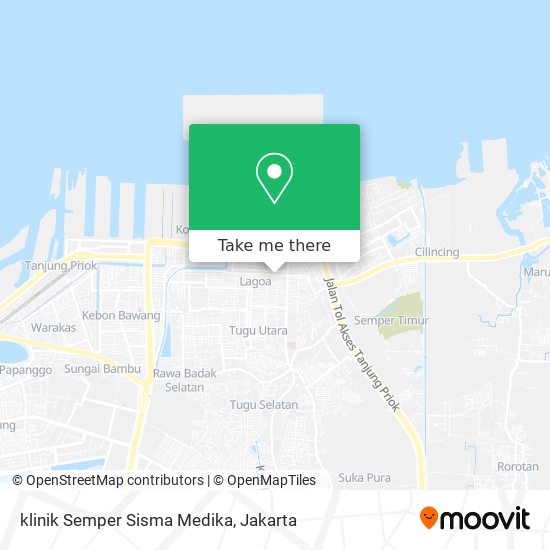 klinik Semper Sisma Medika map