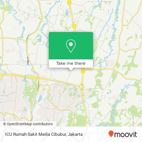 ICU Rumah Sakit Meilia Cibubur map