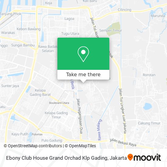 Ebony Club House Grand Orchad Klp Gading map