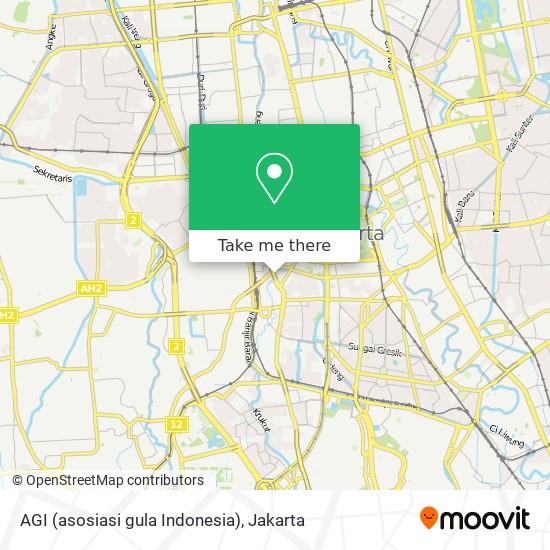 AGI (asosiasi gula Indonesia) map