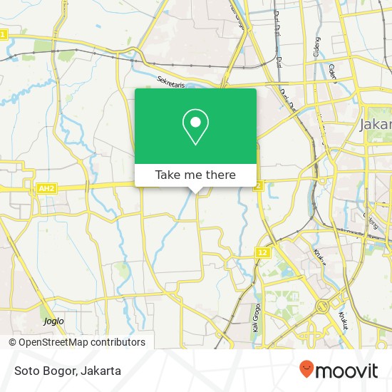 Soto Bogor map