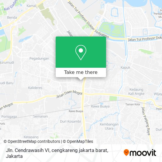 Jln. Cendrawasih VI, cengkareng jakarta barat map