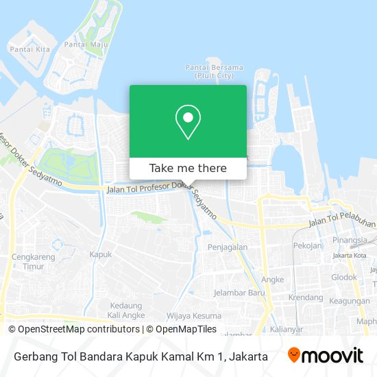 Gerbang Tol Bandara Kapuk Kamal Km 1 map