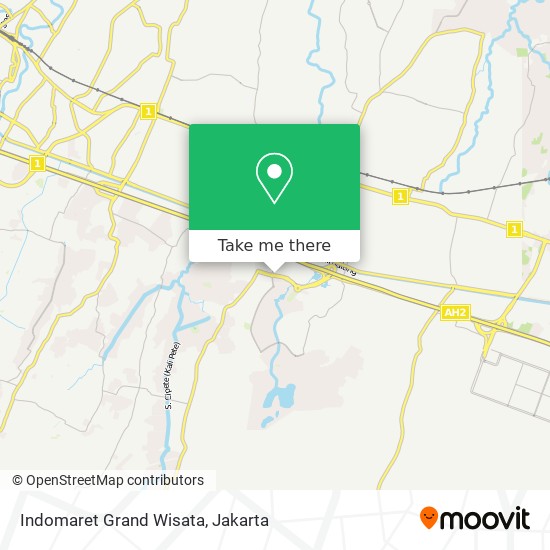 Indomaret Grand Wisata map