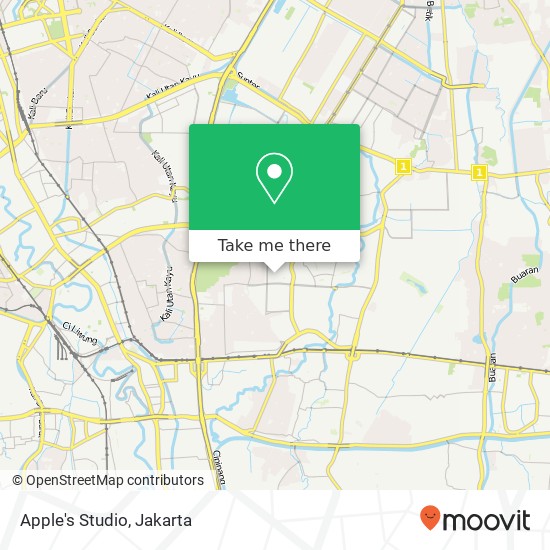 Apple's Studio map