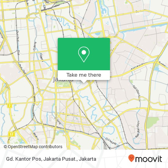 Gd. Kantor Pos, Jakarta Pusat. map