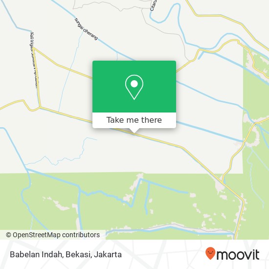 Babelan Indah, Bekasi map