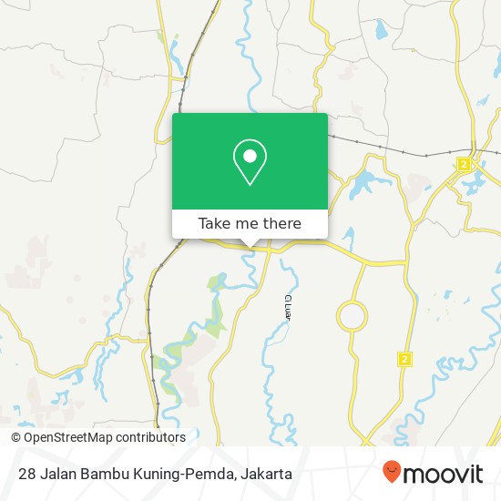 28 Jalan Bambu Kuning-Pemda map