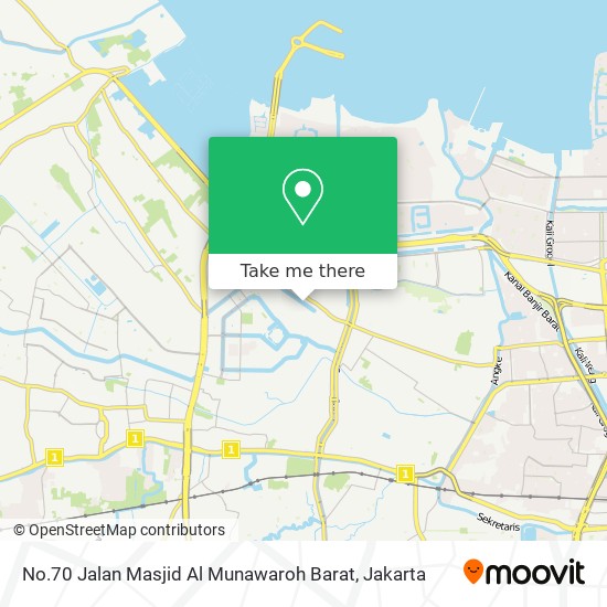 No.70 Jalan Masjid Al Munawaroh Barat map