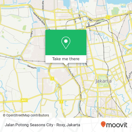 Jalan Potong Seasons City - Roxy map