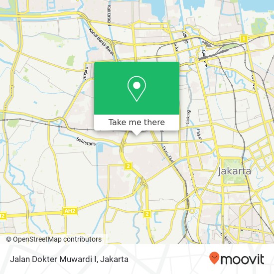 Jalan Dokter Muwardi I map
