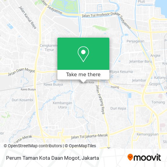 Perum Taman Kota Daan Mogot map