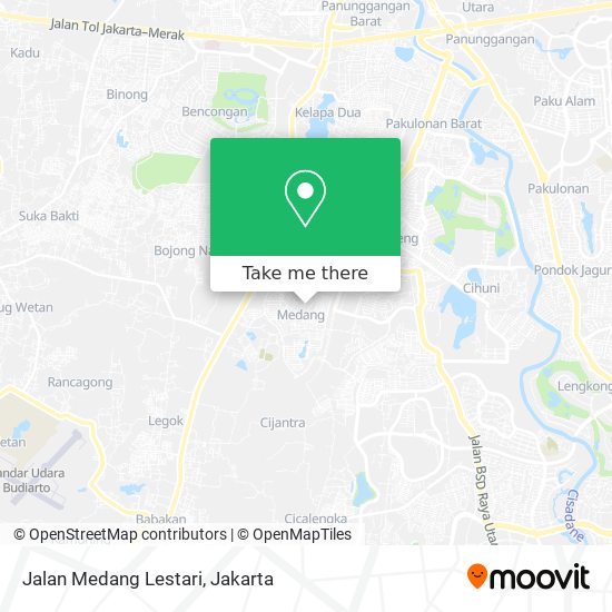 Jalan Medang Lestari map