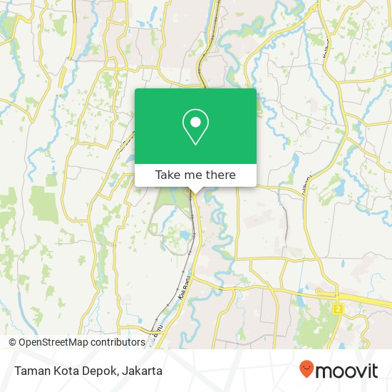 Taman Kota Depok map