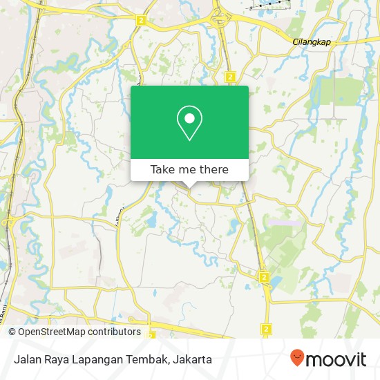 Jalan Raya Lapangan Tembak map