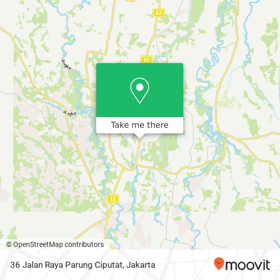 36 Jalan Raya Parung Ciputat map