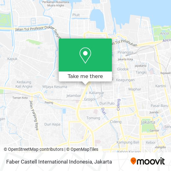 Faber Castell International Indonesia map