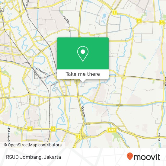 RSUD Jombang map