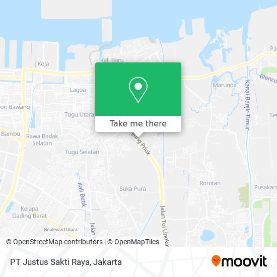 PT Justus Sakti Raya map