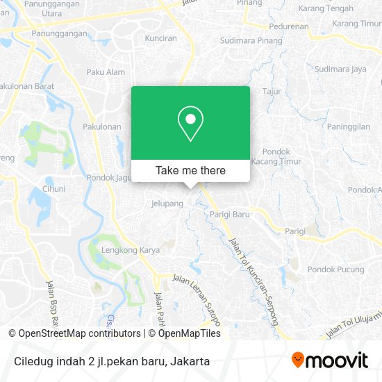 Ciledug indah 2 jl.pekan baru map