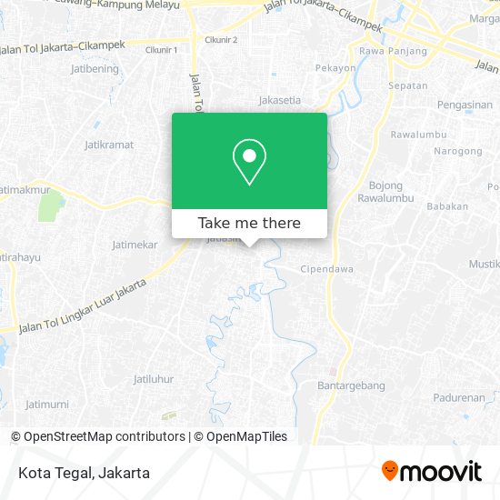 Kota Tegal map