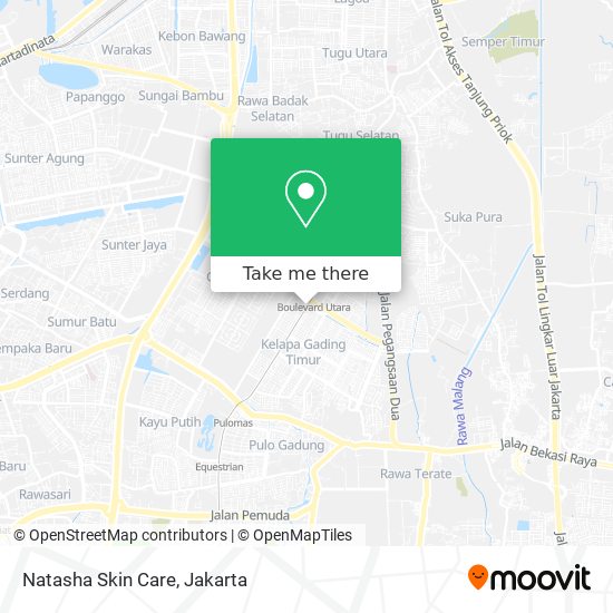 Natasha Skin Care map