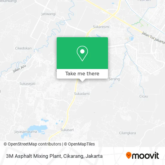 3M Asphalt Mixing Plant, Cikarang map