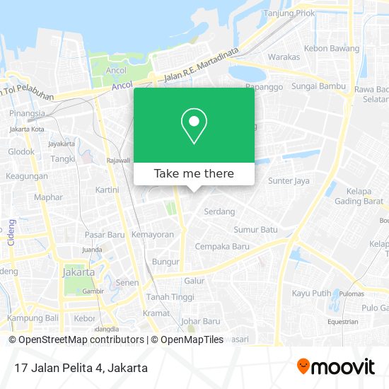 17 Jalan Pelita 4 map